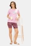Amante Sleep Shorts - Winter Bloom Print — thumbnail 5